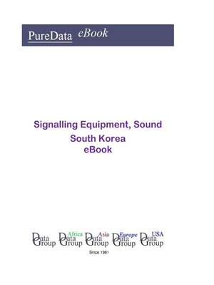cover image of Signalling Equipment, Sound in South Korea